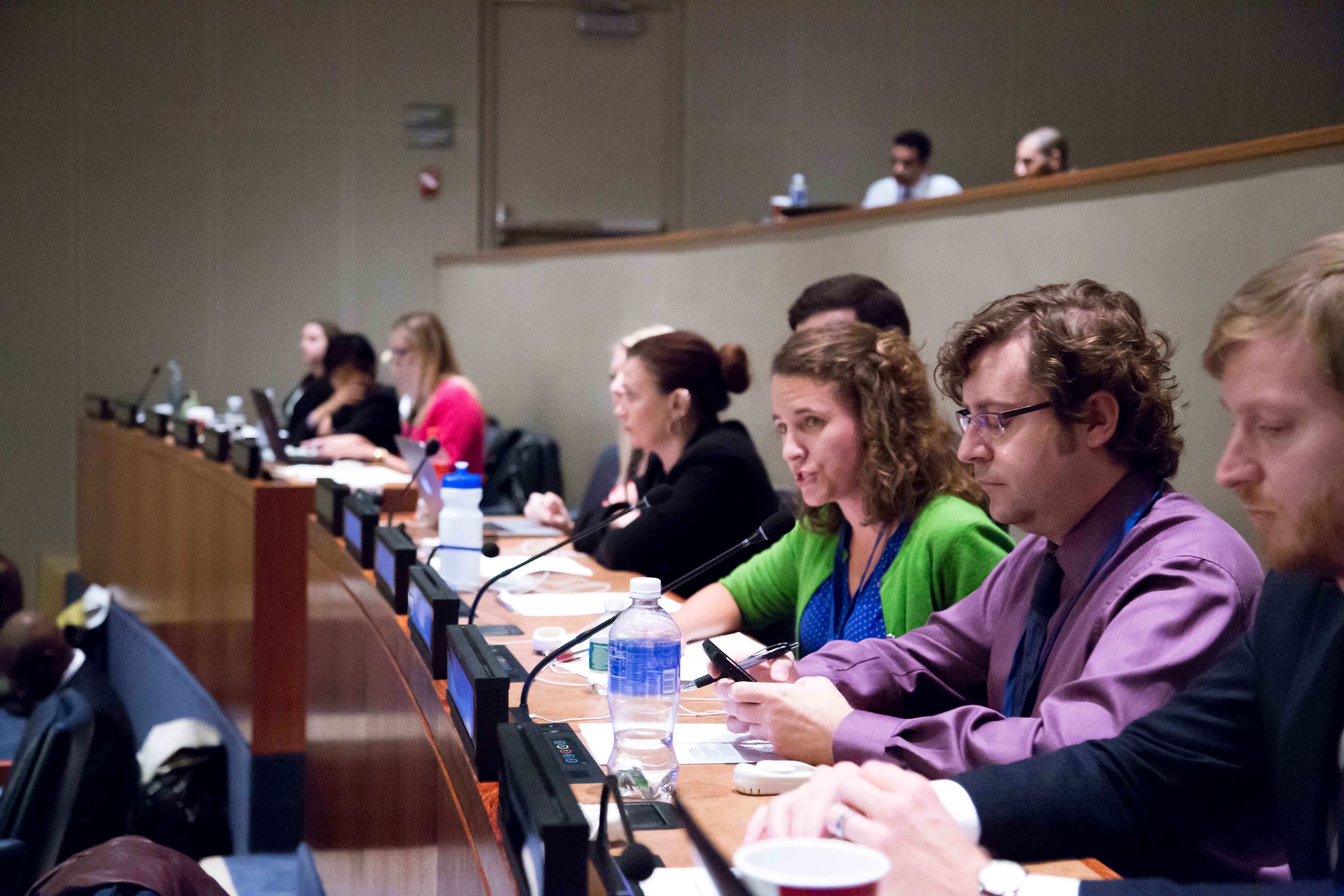 Dr. Emily Welty, Assistant Professor and Director of Peace and Justice Studies at Pace University New York City, challenges the UN General Assembly First Committee to take the gendered dimensions of disarmament more seriously.
